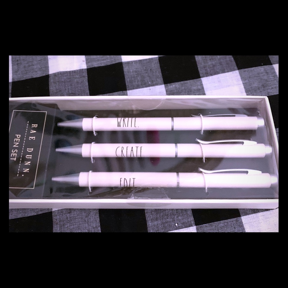 Rae Dunn 3 piece pen set
